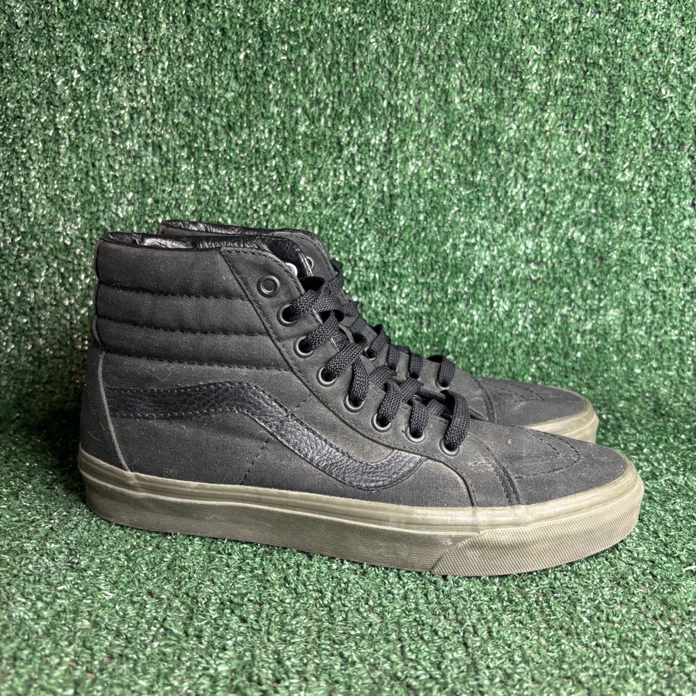 Vans Sk8-Hi Reissue Vansguard Canvas Skateboarding Sneaker Black Men 8 Women 9.5